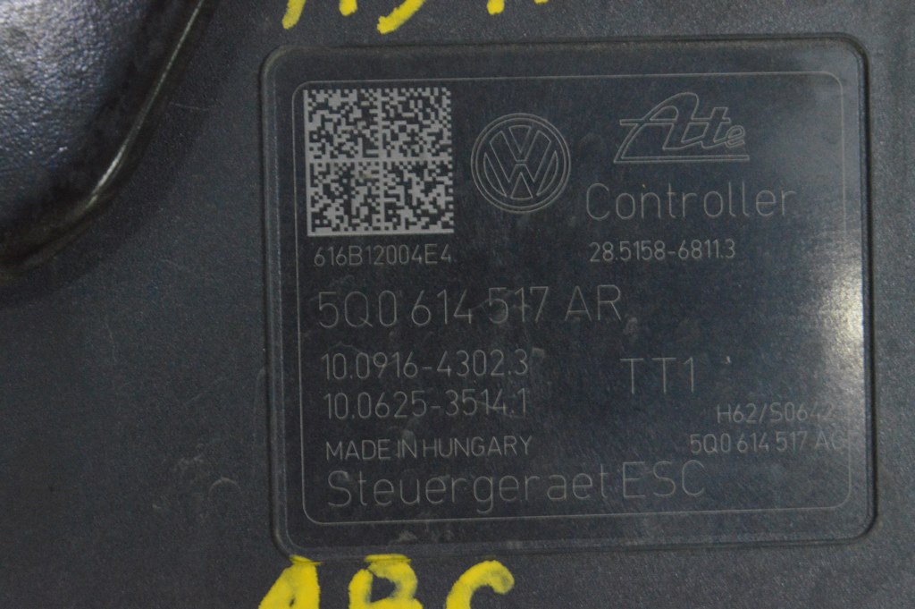 ABS АБС Audi A3 8V 15 4d (02) — фото 4