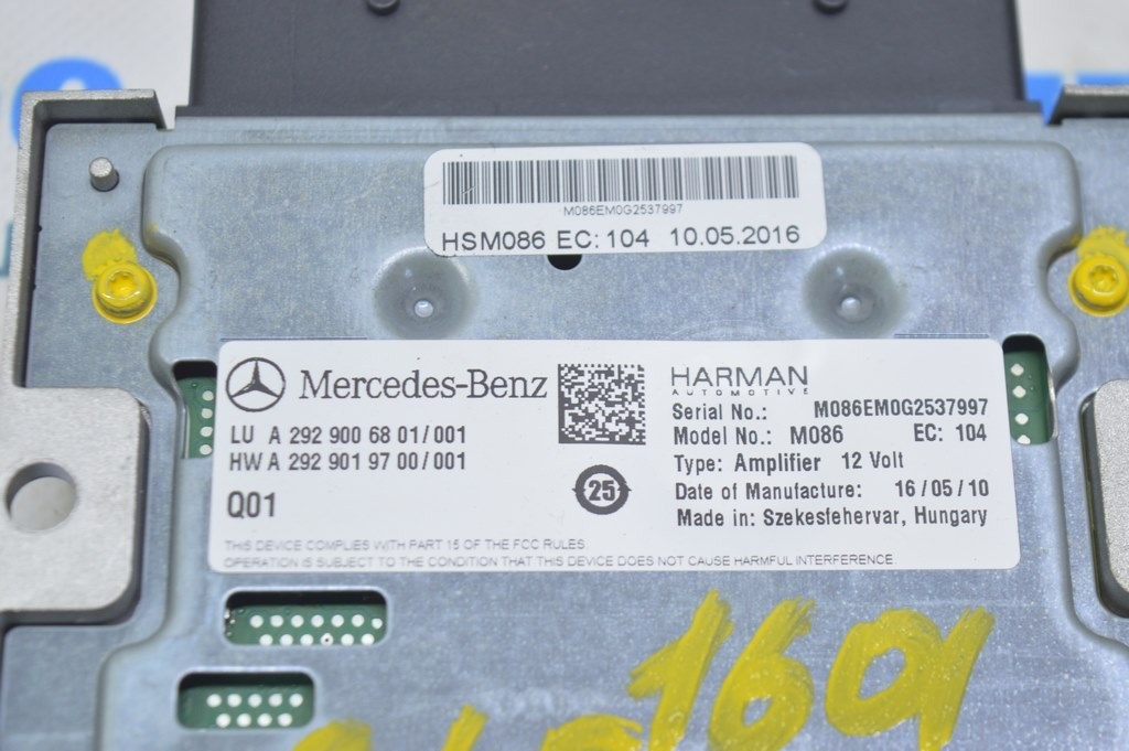 AMG SOUND GENERATOR AMPLIFIER Mercedes GLE-class C292 12-19 (01) — фото 3