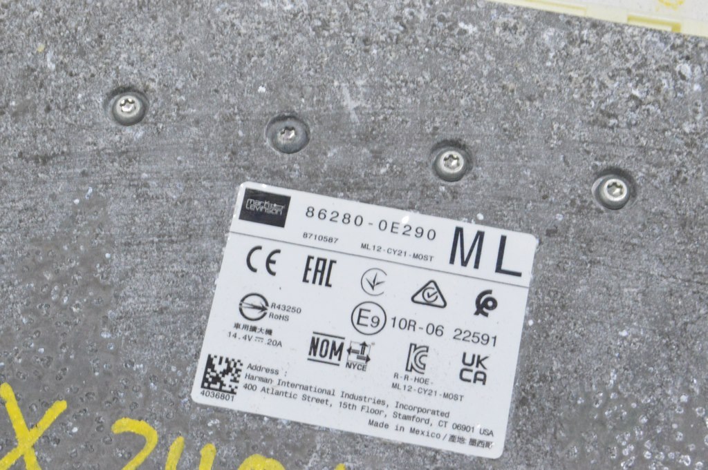 Audio Amp Amplifier Module Lexus RX 350/350h/500h 23- (01) окислен, с возможностью возврата — фото 3
