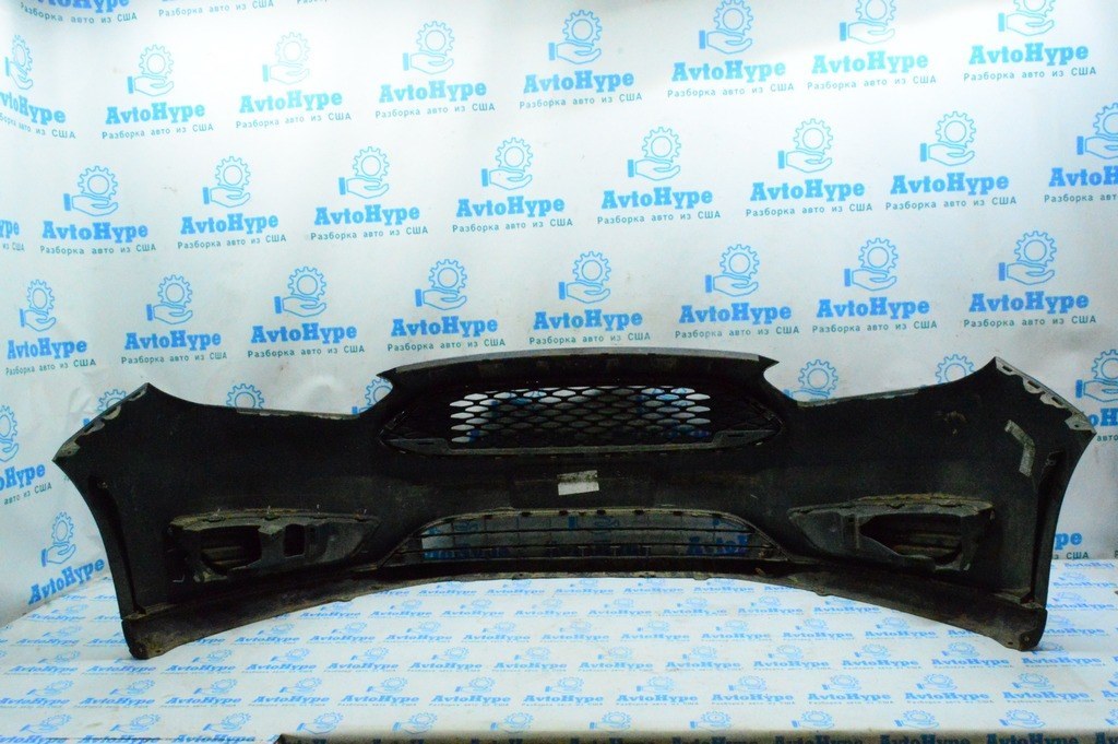 Бампер передний голый Ford Focus mk3 15-18 рест (07) цвет J7 — фото 2