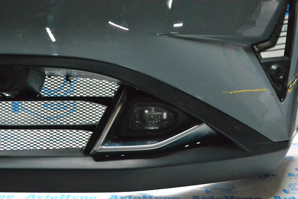 Бампер передний в сборе как на фото Nissan Qashqai 21- (01) трещина — фото 4