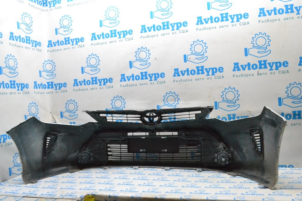 Бампер передній у зборі Toyota Camry v55 14-18 XV50 / XV55 рестайлінг Європа білий Ліквід 4 — фото 2