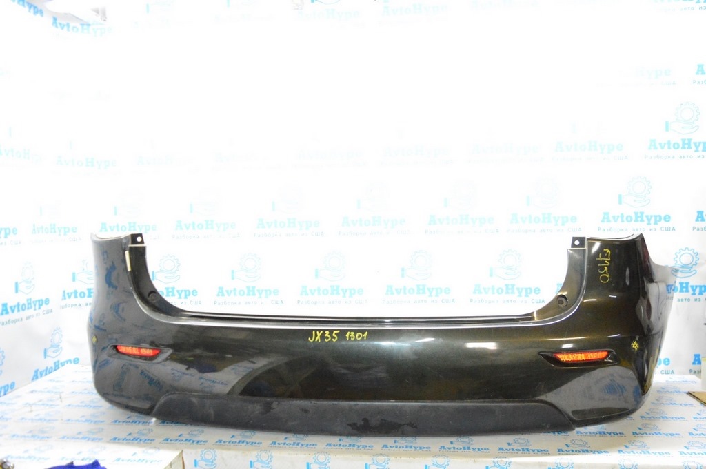 Бампер задний голый Infiniti JX35 QX60 13-15 (01) зеленый цвет EAJ трещинка