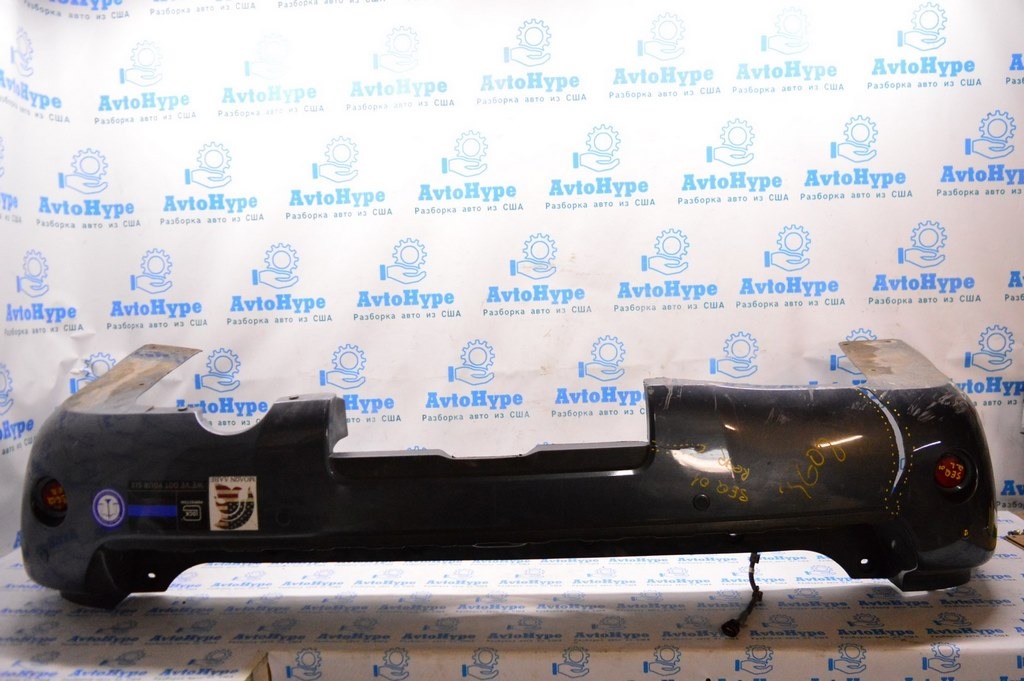 Бампер задний голый Toyota Sequoia 2008-2022 (01) цвет графит 1F9 треснут — фото 2