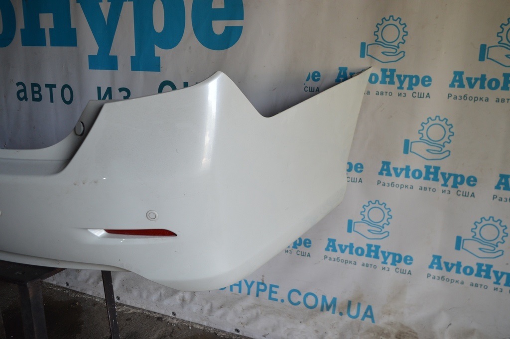 Бампер задний в сборе с отражателями и парктрониками Toyota Camry v50 12-14 европа цвет 070 — фото 2