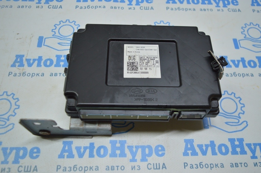 BCM BODY CONTROL MODULE Hyundai Elantra AD 17- (03) — фото 2