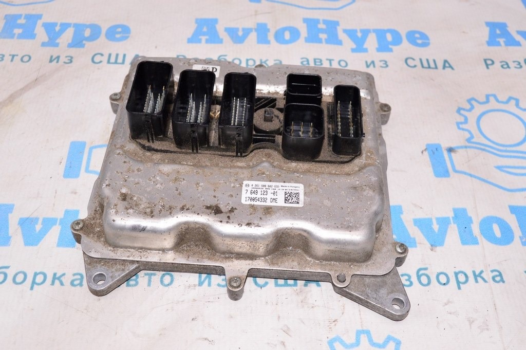 Блок ECU компьютер двигателя BMW X3 F25 11-17 2.0T (01) 7 649 123-01 — фото 2