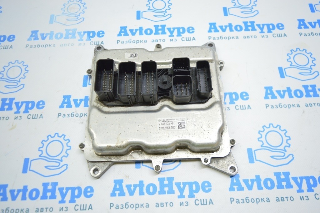 Блок ECU компьютер двигателя BMW X3 F25 11-17 2.0T (02) 7 649 123-01 — фото 2