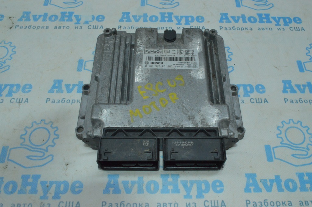 Блок ECU компьютер двигателя Ford Escape MK3 13- 1.6T 2.0T (09)