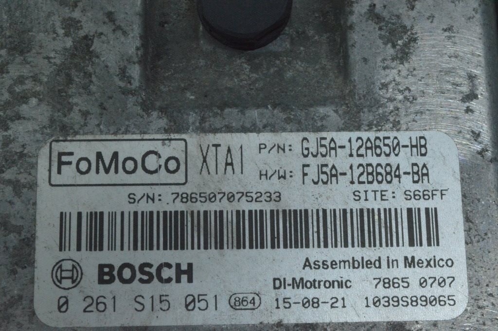 Блок ECU компьютер двигателя Ford Escape MK3 13- 1.6T 2.0T (09) — фото 2