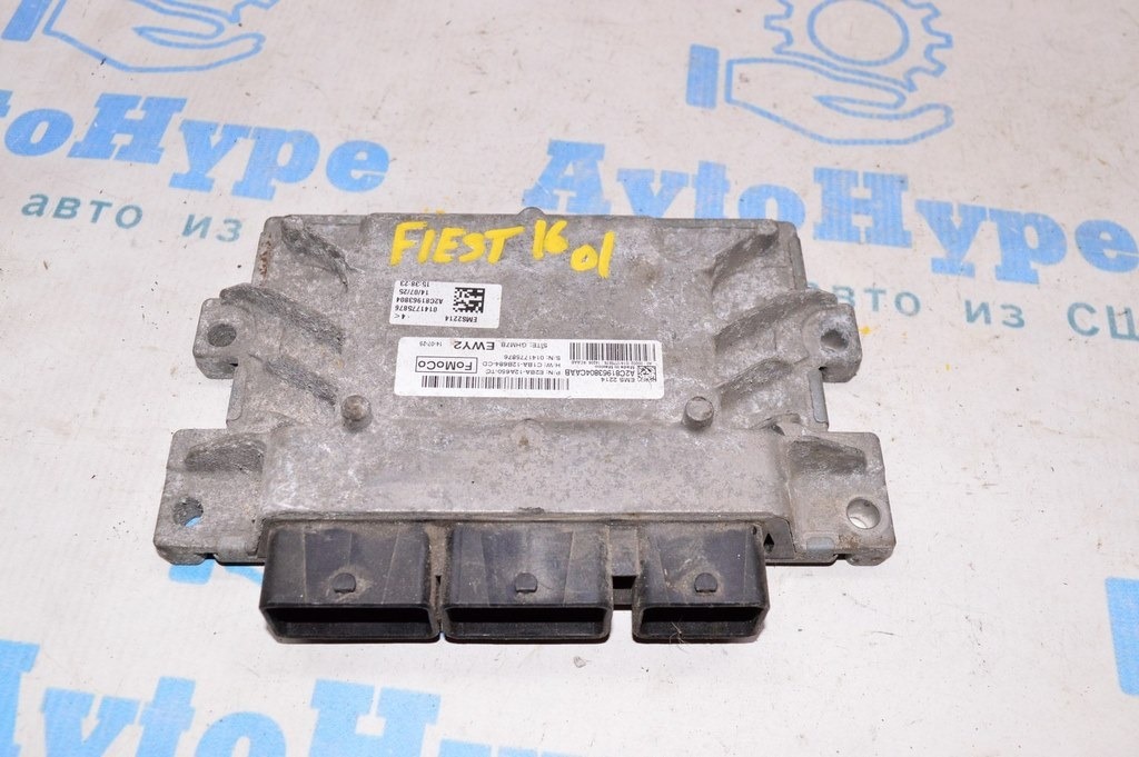 Блок ECU компьютер двигателя Ford Fiesta 11-19 1.6 (01) c1ba-12b684-cd