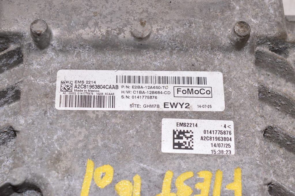 Блок ECU компьютер двигателя Ford Fiesta 11-19 1.6 (01) c1ba-12b684-cd — фото 2