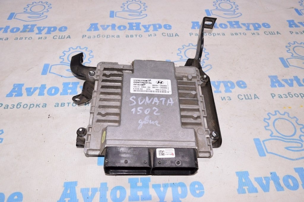 Блок ECU компьютер двигателя Hyundai Sonata 15-17 2.4 usa (02) 39111-2GGK0