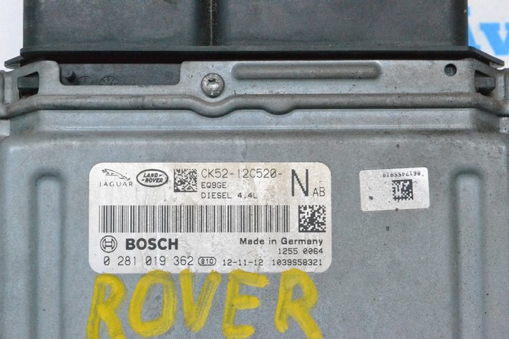 Блок ECU компьютер двигателя Land Rover Range Rover L405 13-17 4.4d (01) CK52-12C520-N — фото 2