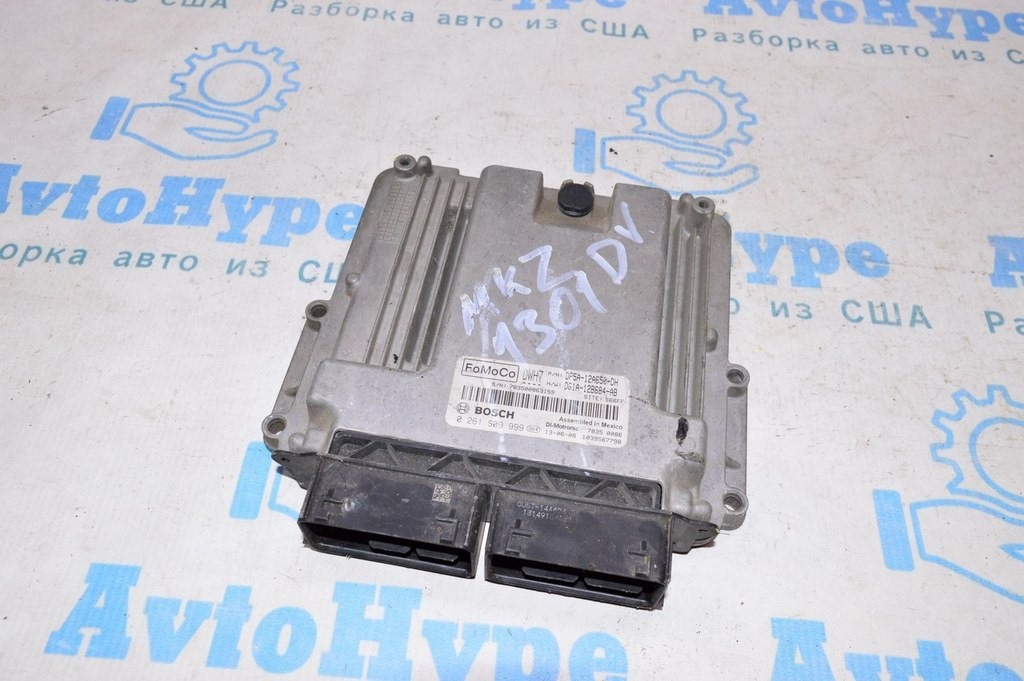Блок ECU компьютер двигателя Lincoln MKZ 13- 2.0T (01) DG1A-12B684-AB
