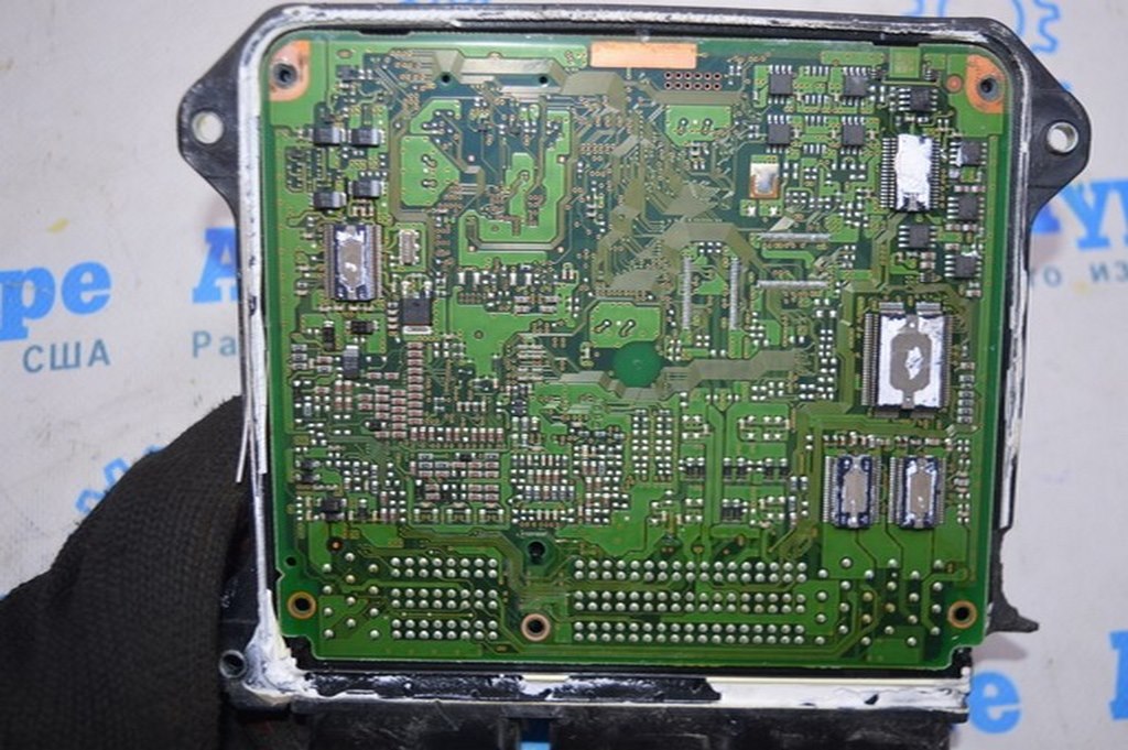 Блок ECU компьютер двигателя Toyota Sienna 15-16 (01) Реал М дефект корпуса — фото 3
