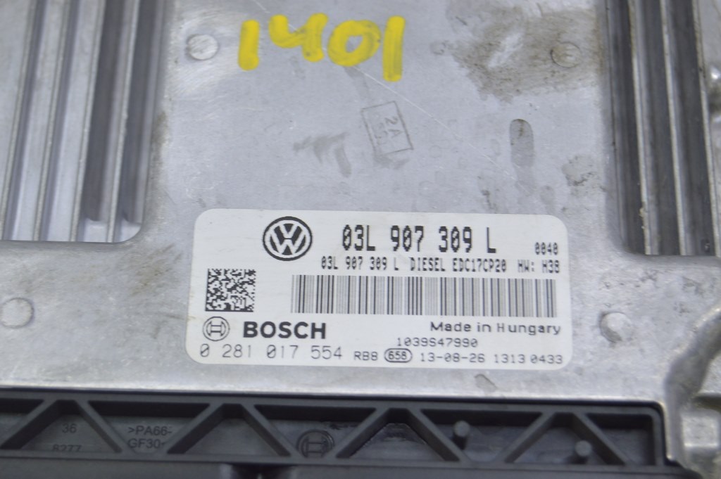 Блок ECU компьютер двигателя VW Multivan T5 09-15 2.0d (01) — фото 2