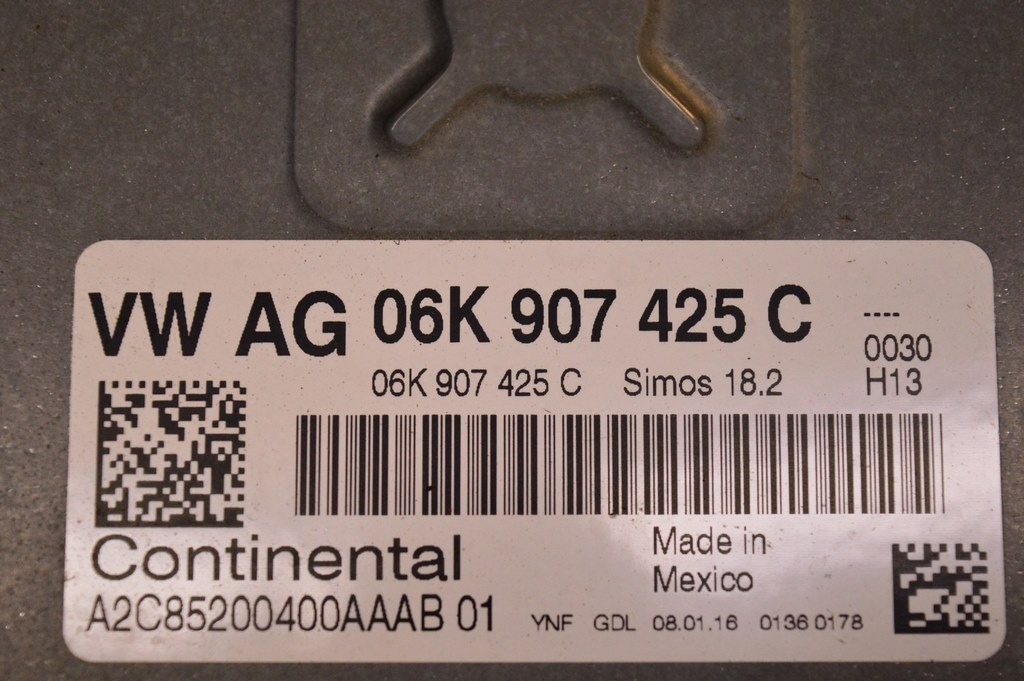 Блок ECU компьютер двигателя VW Passat b8 USA (02)  06K907425C — фото 2