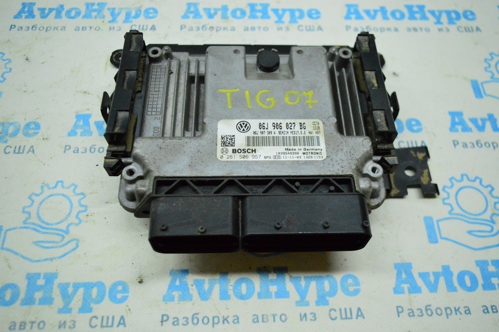 Блок ECU компьютер двигателя VW Tiguan 09-17 FWD (07) — фото 2