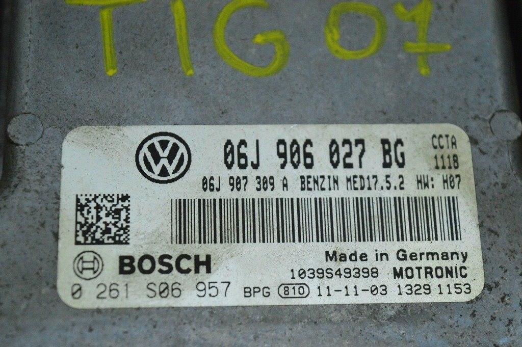 Блок ECU компьютер двигателя VW Tiguan 09-17 FWD (07) — фото 3