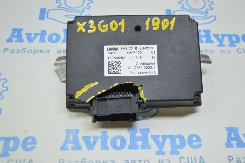 Блок управления SAS BMW X3 G01 18-21 (01) деф.