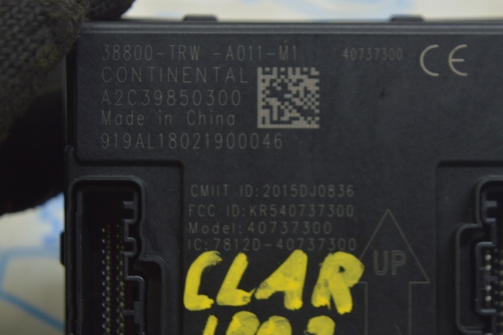 Body Control Module BCM Honda Clarity 18-21 (02) 36800-TRW-A01 — фото 3