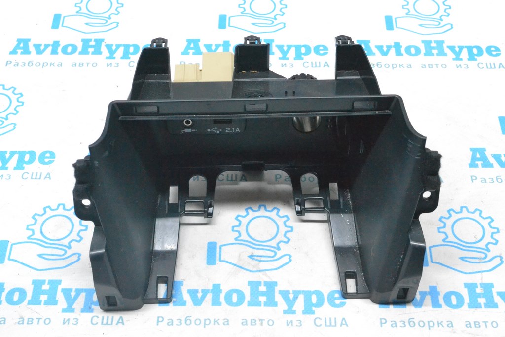 Бокс карман центральной консоли Subaru Forester 19-24 SK черный без usb hub