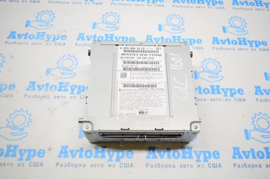 CD-changer, Радио, Магнитофон, Панель Mercedes GLC X253 16- (01)