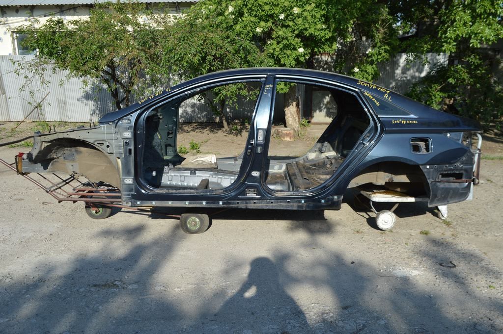 Четверть крыло задняя левая Hyundai Sonata 11-15 (01) на кузове