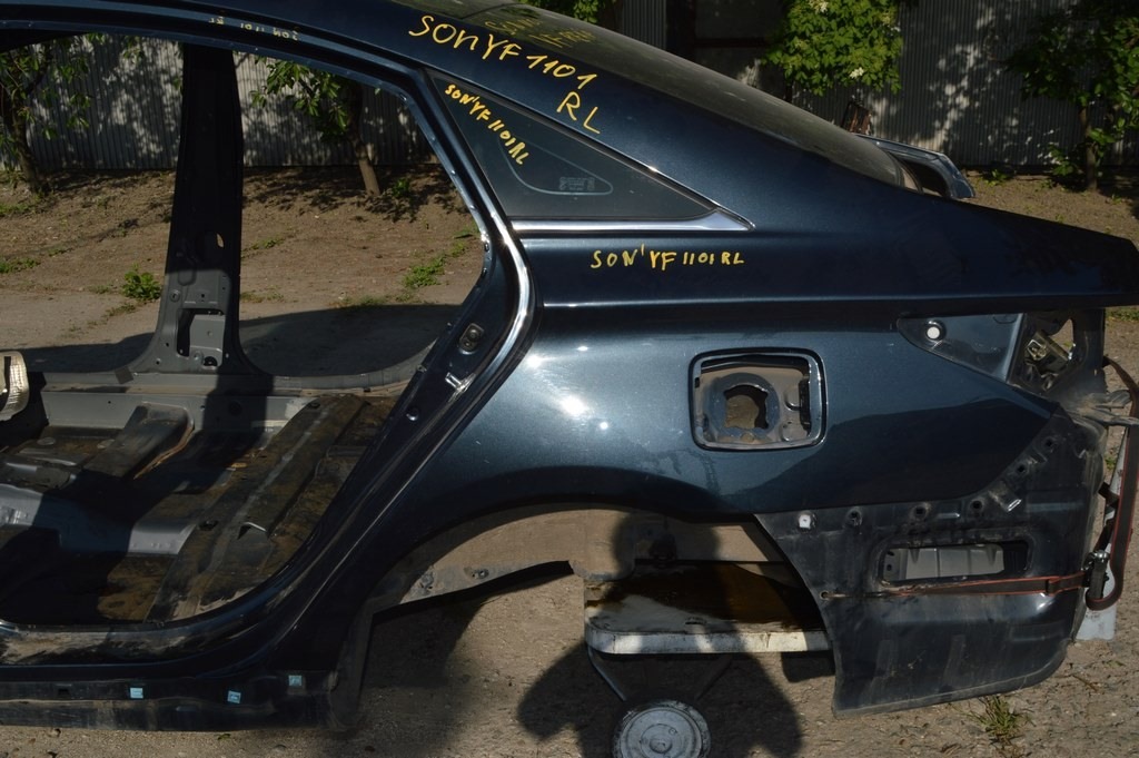 Четверть крыло задняя левая Hyundai Sonata 11-15 (01) на кузове — фото 2