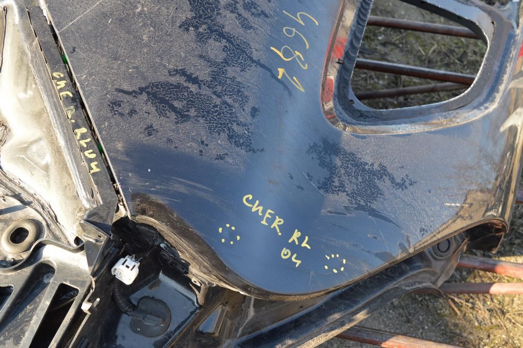 Четверть крыло задняя левая Jeep Cherokee KL 14- черная,цвет PXR (04) с батоном — фото 2