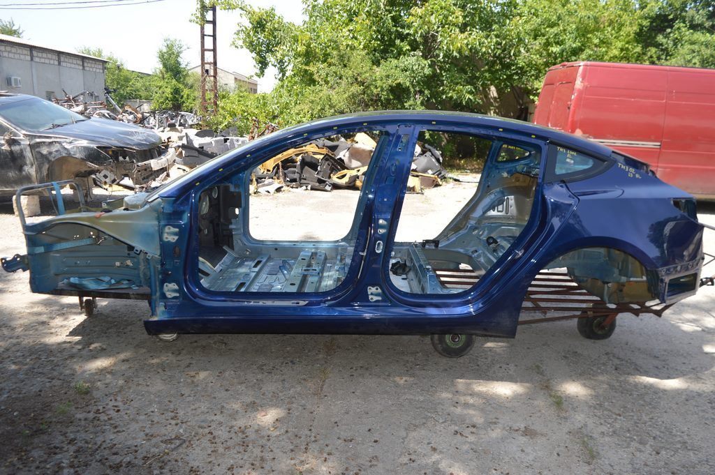 Четверть крыло задняя левая Tesla Model 3 21- на кузове (02) — фото 2