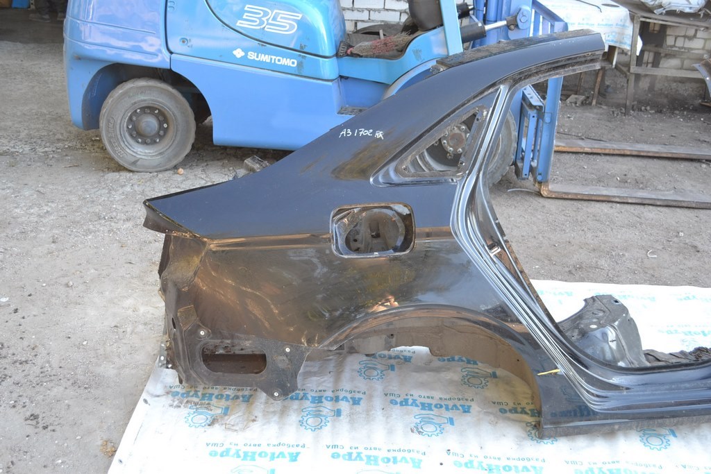 Чверть крило задня права Audi A3 8V 15-20 4d, на кузові, чорна (02) — фото 2