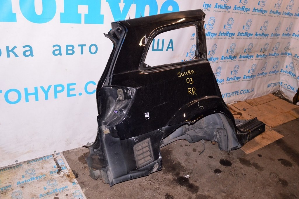 Четверть крыло задняя правая Dodge Journey 11- черный цвет PXR (03) деф.примятости с батоном — фото 4