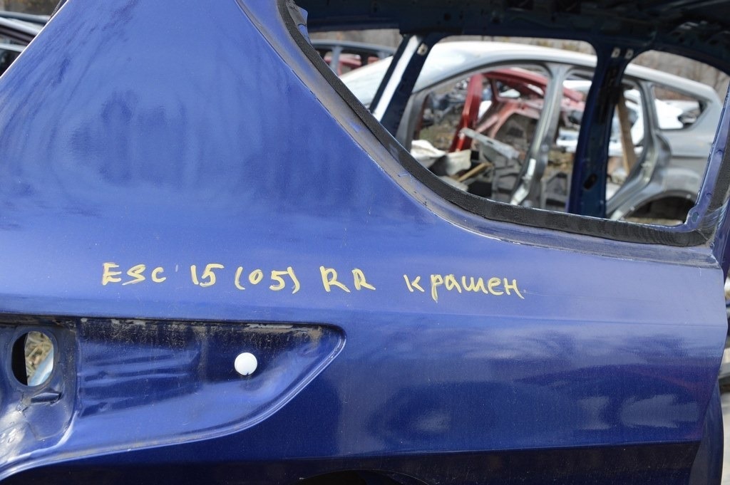 Четверть крыло задняя правая Ford Escape MK3 13-синий цвет J4(05) — фото 2