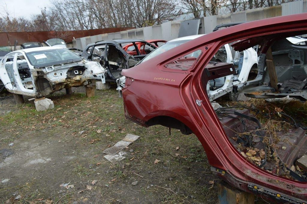 Четверть крыло задняя правая Hyundai Sonata 15-17 usa красная,цвет TR (02) — фото 2