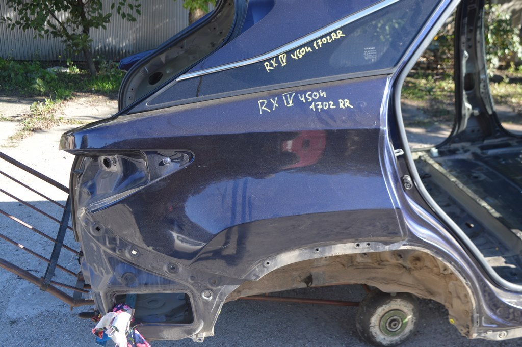 Четверть крыло задняя правая Lexus RX350 RX450h 16-22 без BSM, синяя (02)