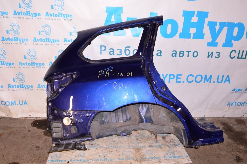 Четверть крыло задняя правая Nissan Pathfinder 13- (01) синий цвет:RBY с батоном