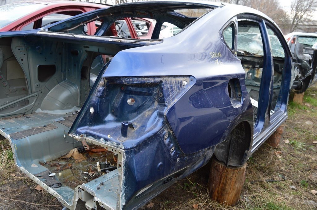 Четверть крыло задняя правая Nissan Sentra 15-19 синий цвет RAY (01) — фото 2
