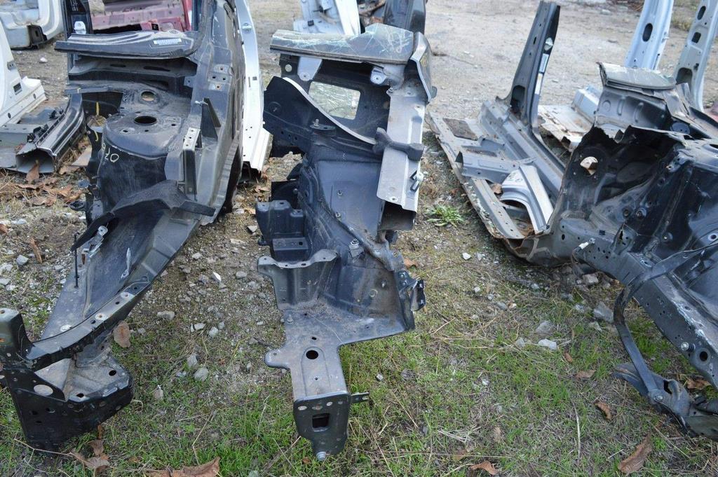 Четверть передняя левая VW Tiguan 09-17 (01) нос лонжерона смещен,целая стойка и пистолет — фото 2