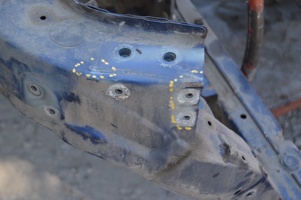 Четверть передняя правая BMW X3 G01 18-21 (02) цвет phytonic-blau metallic — фото 2