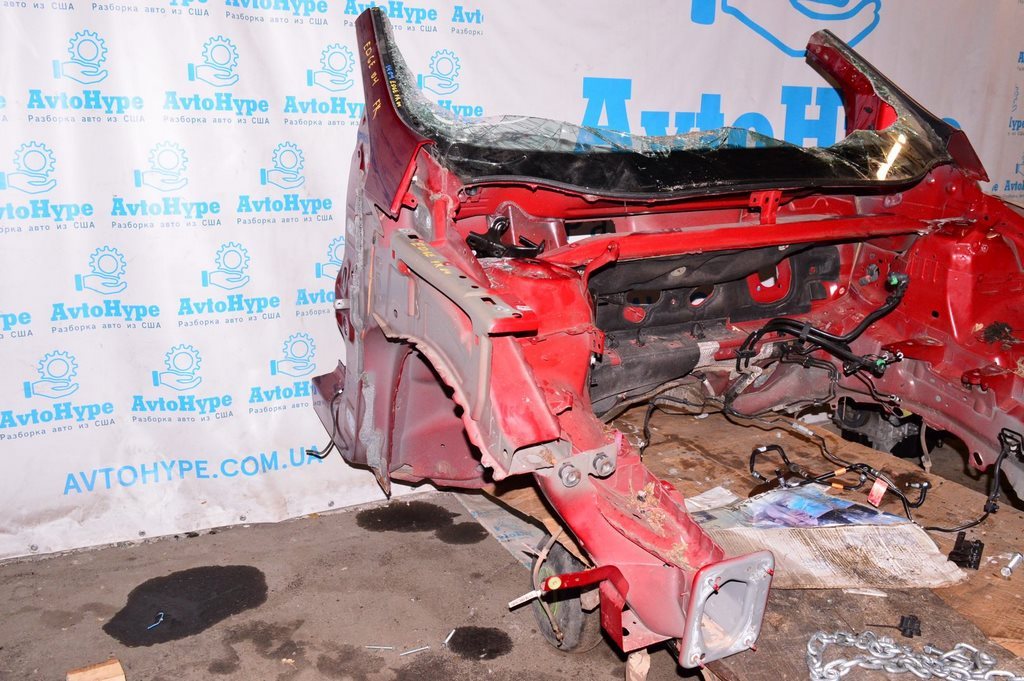 Четверть передняя правая Ford Edge 16-18 (04) красный цвет RR