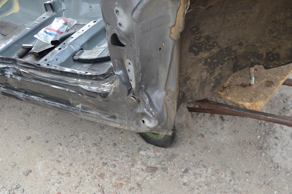 Четверть передняя правая Subaru Forester 19- SK (01) графит цвет 61K деф стойки,лонжерон целый — фото 4