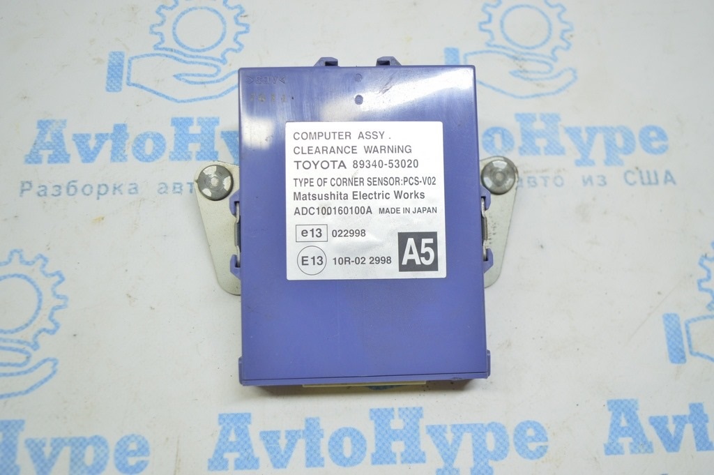 Clearance Warning Computer Assy Park Assist Module Lexus IS250 IS300 IS350 (01) — фото 2