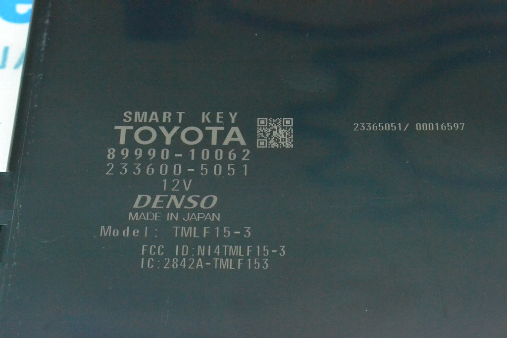 COMPUTER ASSY, SMART KEY Toyota C-HR 18-23 (01) — фото 3
