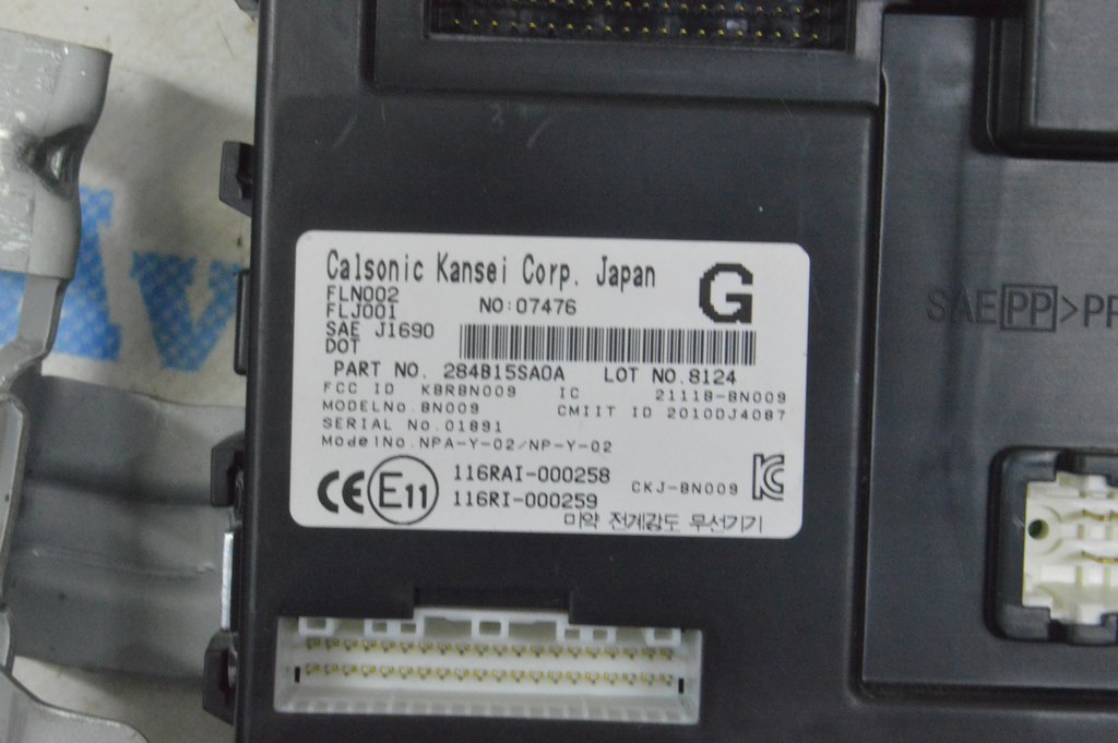 CONTROLLER ASSY-BCM Nissan Leaf 18-19 (02) — фото 4