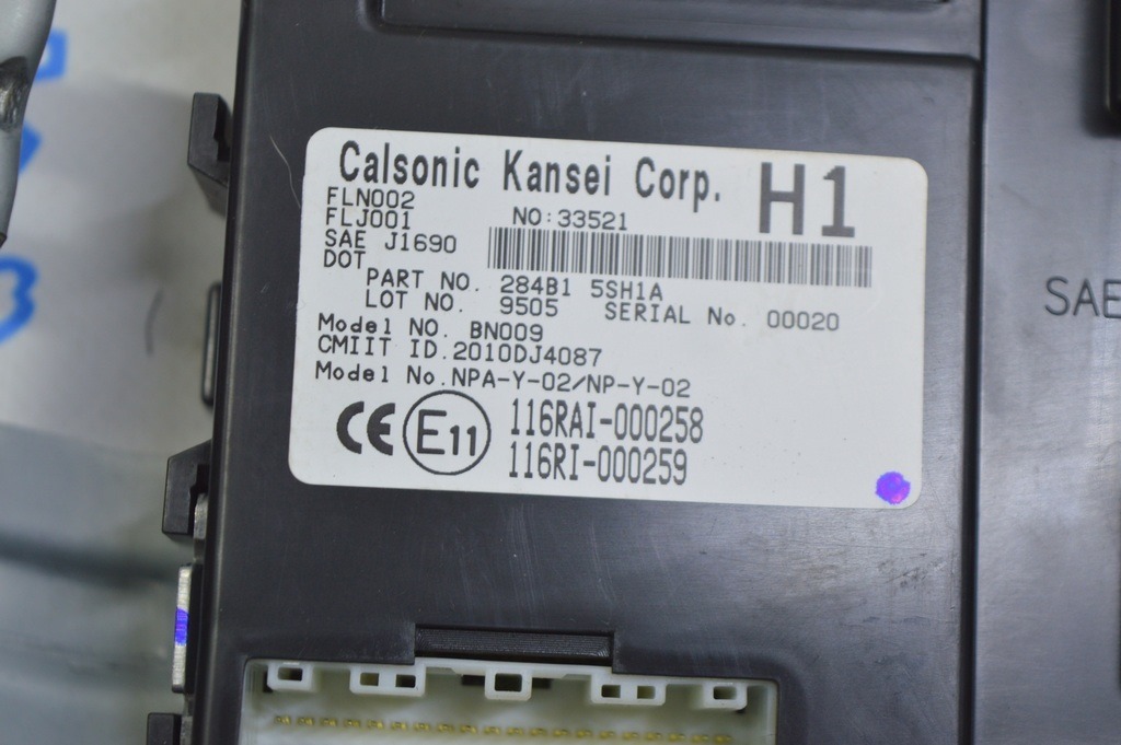 CONTROLLER ASSY-BCM Nissan Leaf 18-22 (01) — фото 4