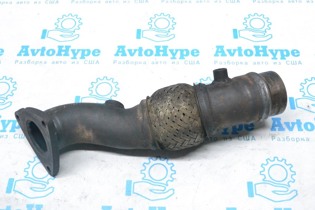 Даунпайп левый приемная труба Land Rover Range Rover L405 13-17 4.4d (01)