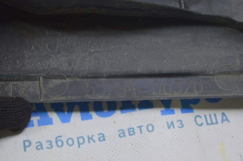 Дефлектор радиатора лев Toyota Camry v50 12-14 usa\euro SE (03) треснут, нет фрагмента — фото 4
