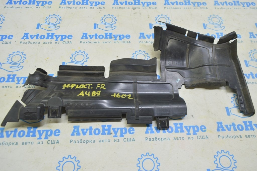 Дефлектор радиатора правый Audi A4 B9 17- 2.0T большой
